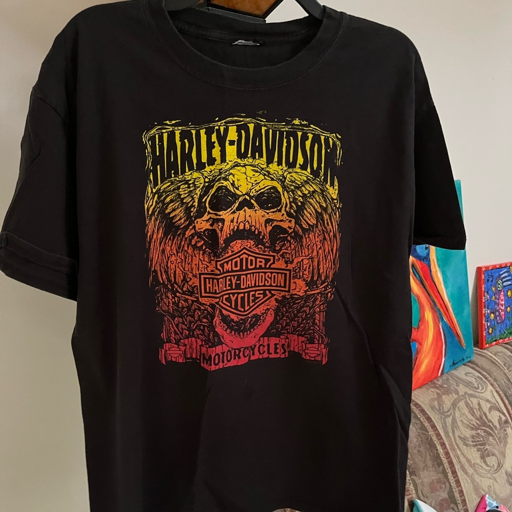 Harley Davidson Shirt London England Warrs Kings Road L